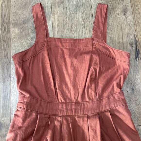 Copper denim sleeveless dress - Picture 2 of 4